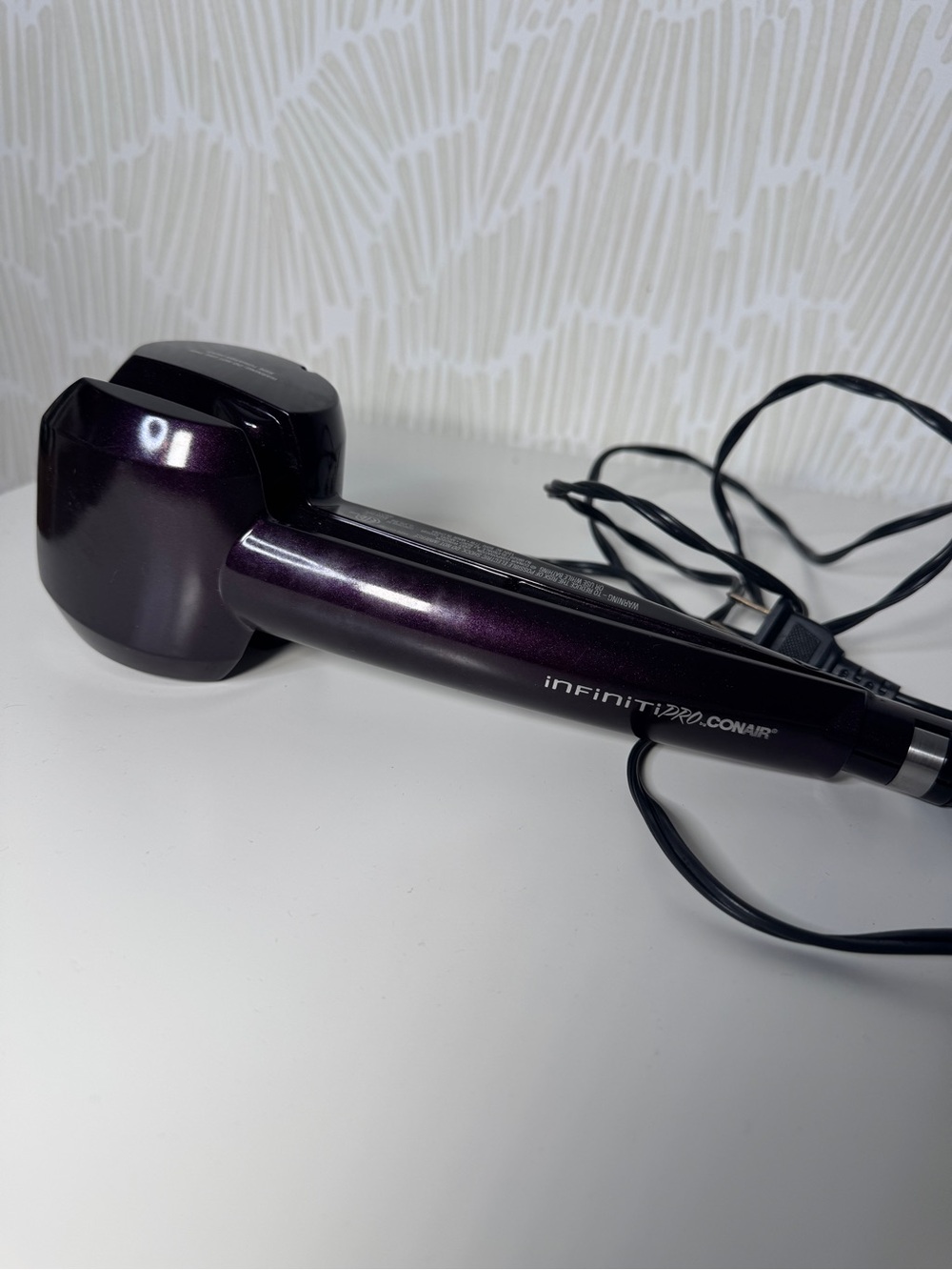 Conair InfinitiPRO Automatic Curler in Deep Purple